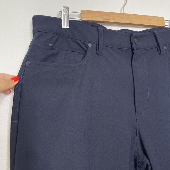 Projek Raw Tech Pants Mens 36x30 360 Stretch Anti-Wrinkle Quick Dry Blue Golf - Picture 6 of 13